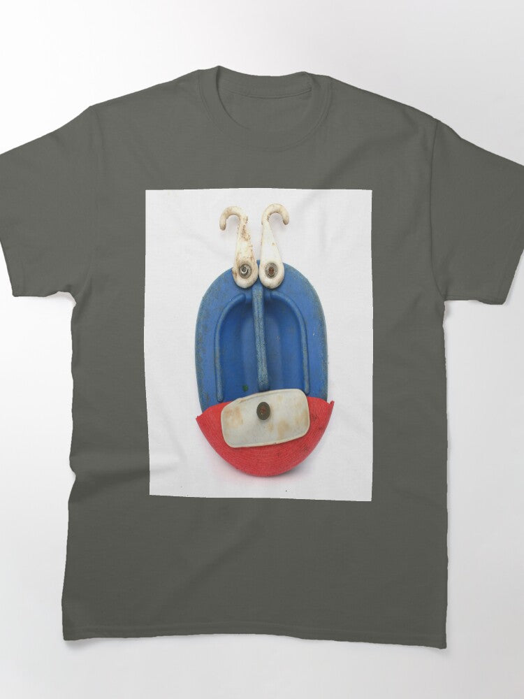 Surprised! Expression Graphic Oversized T-Shirt Bold Character Art