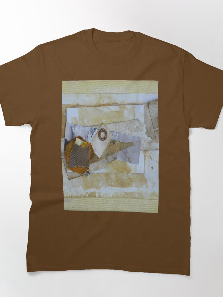 Mixed Media Collage #2 Oversized T-Shirt Creative Layered Art Top