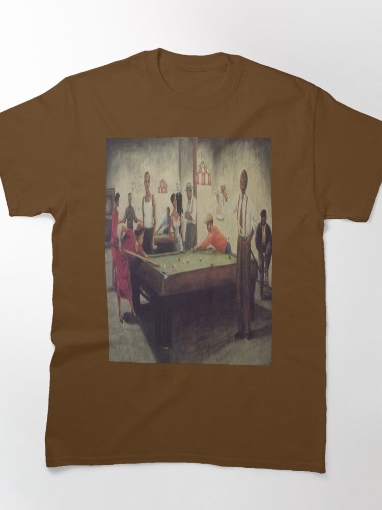 Silence in the Pool Hall Doctor Who Art Oversized T-Shirt Sci-Fi