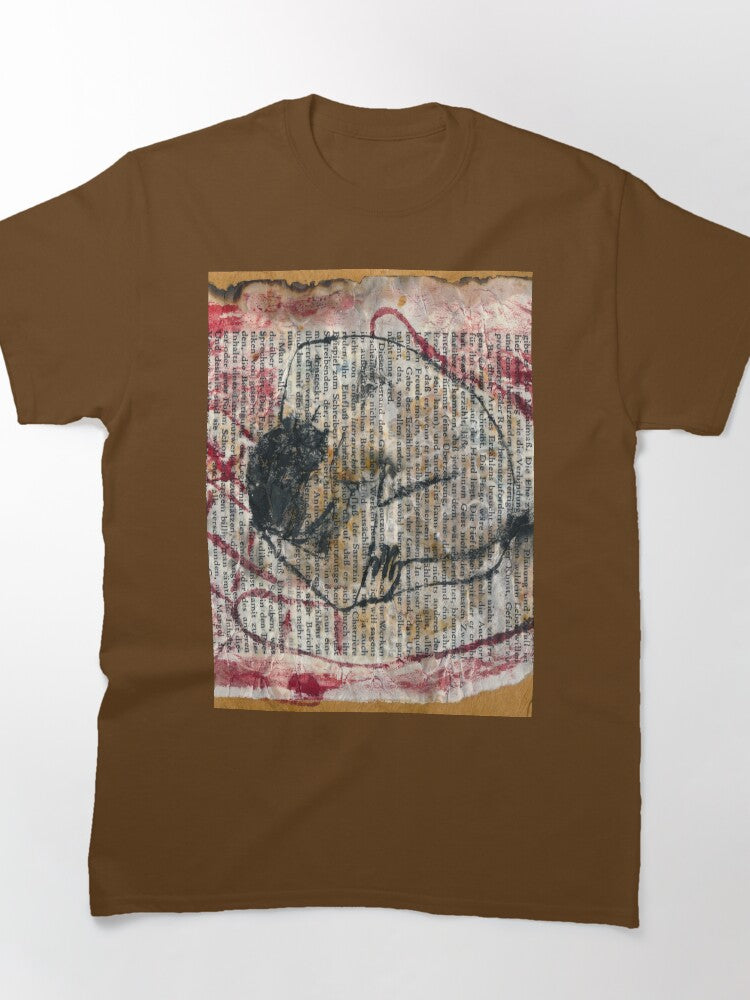 Surrender Abstract Emotional Oversized T-Shirt Artistic Design Tee