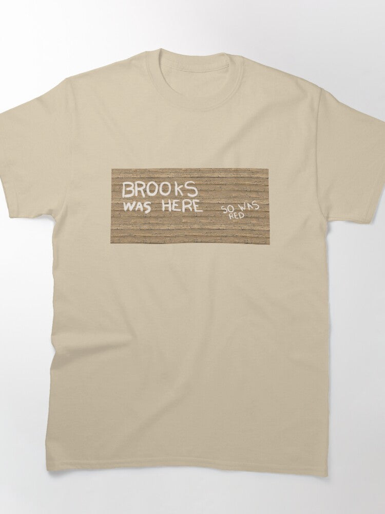 Oversized Graphic Tee Brooks Was Here Vintage Literature Shirt