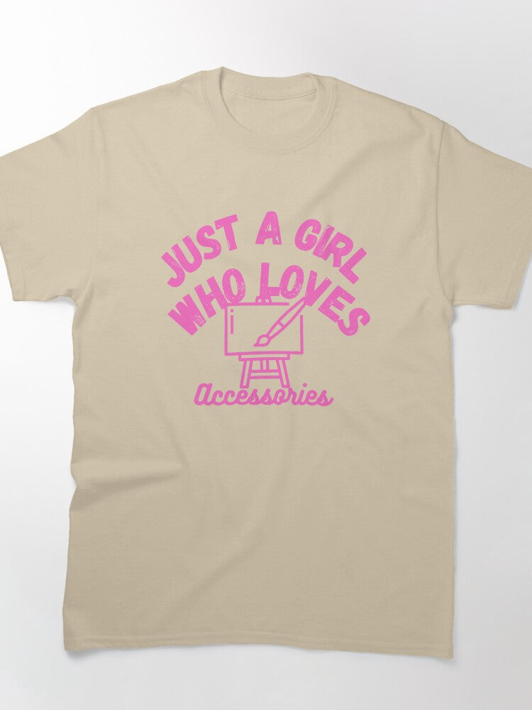 Girl Who Loves Painting | Artistic Hobbyist Oversized Tee