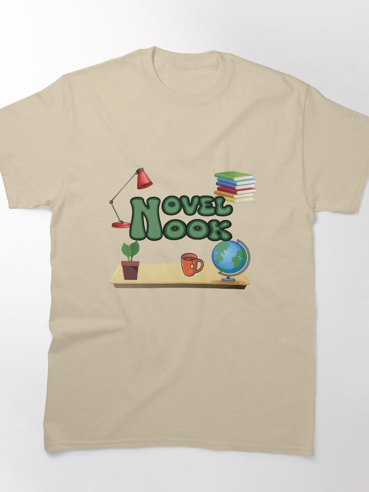 Novel Nook Bookish Tee Aesthetic Literature Oversized Top