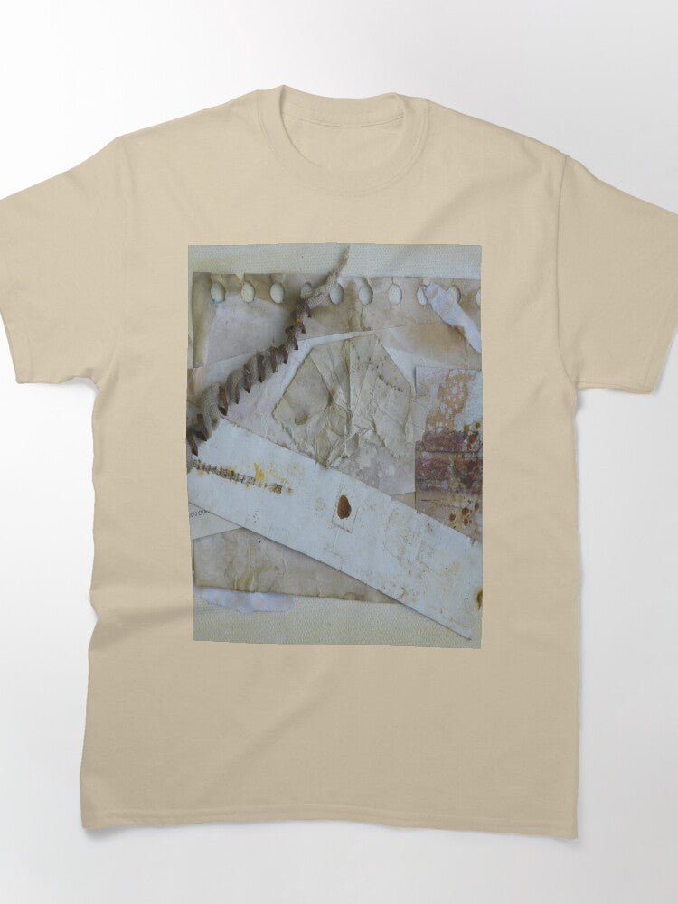 Mixed Media Collage #3 Oversized T-Shirt Abstract Contemporary Art