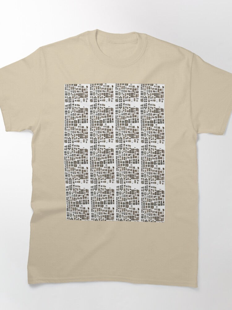 Cityscape Urban Architecture Oversized T-Shirt Modern Skyline Art