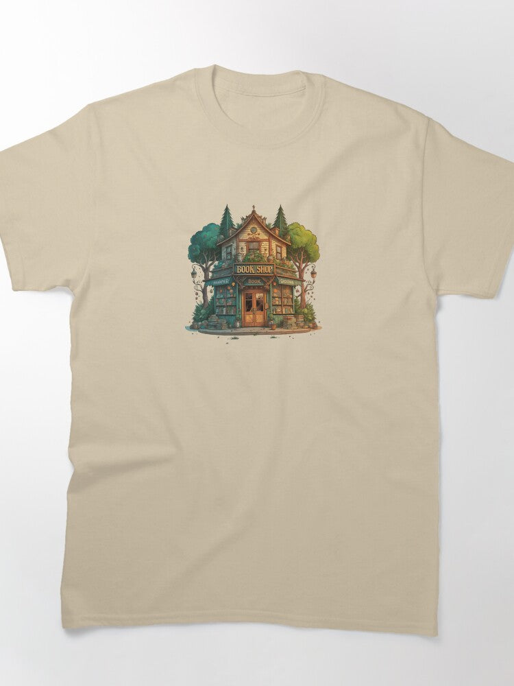 Book Shop Oversized T-Shirt Classic Bibliophile Comfort Wear