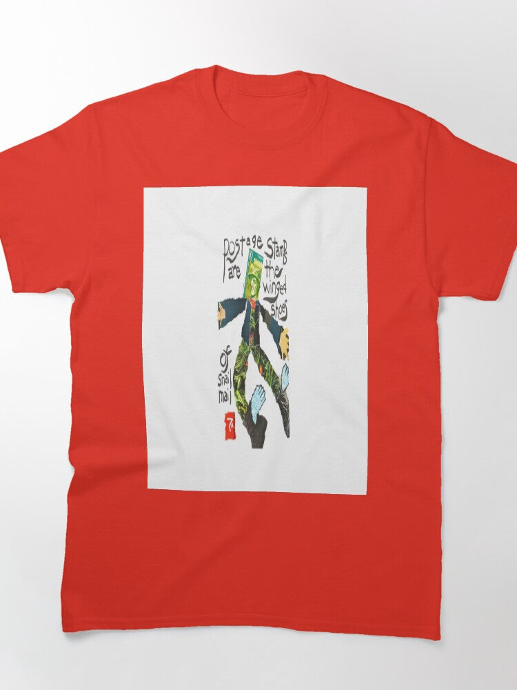 Stamp People Hermes Mythology Oversized T-Shirt Vintage Postal Art