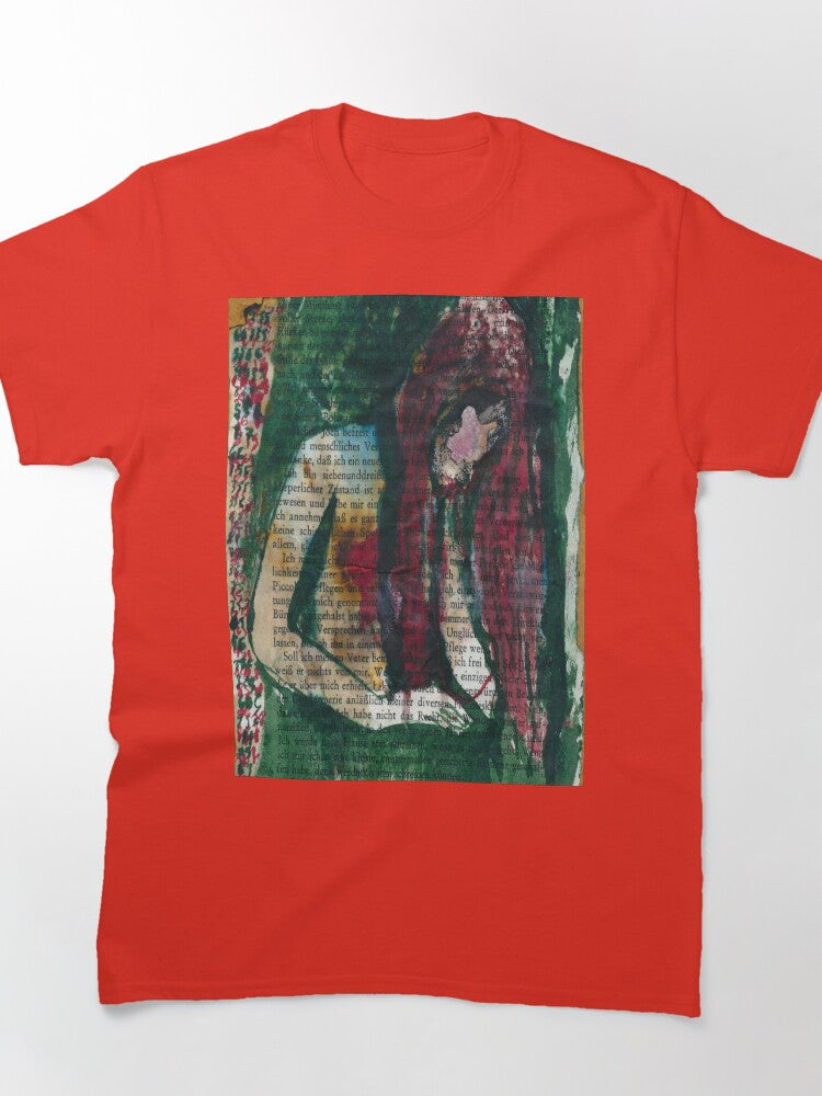 The Unwritable Letter Oversized T-Shirt Emotional Conceptual Art