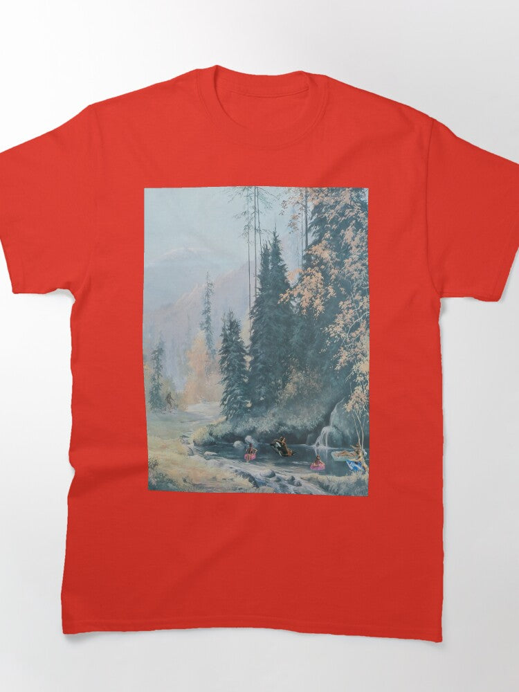The Sasquatch Bigfoot Mystery Oversized T-Shirt PNW Legend Tee