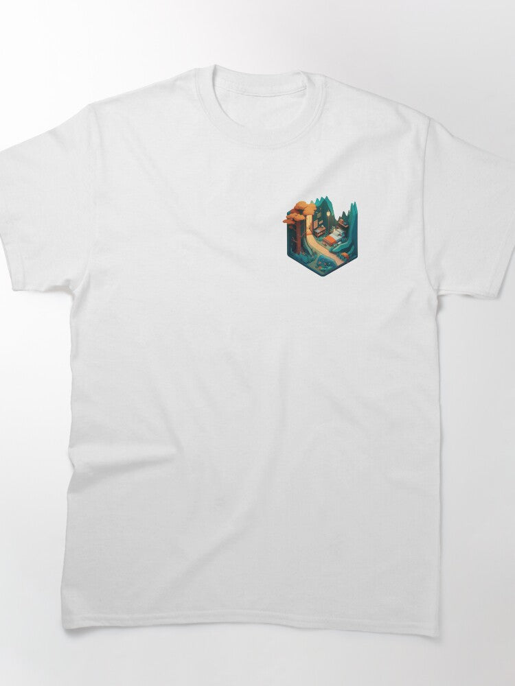 Forest Room Oversized T-Shirt Nature Inspired Aesthetic Tee