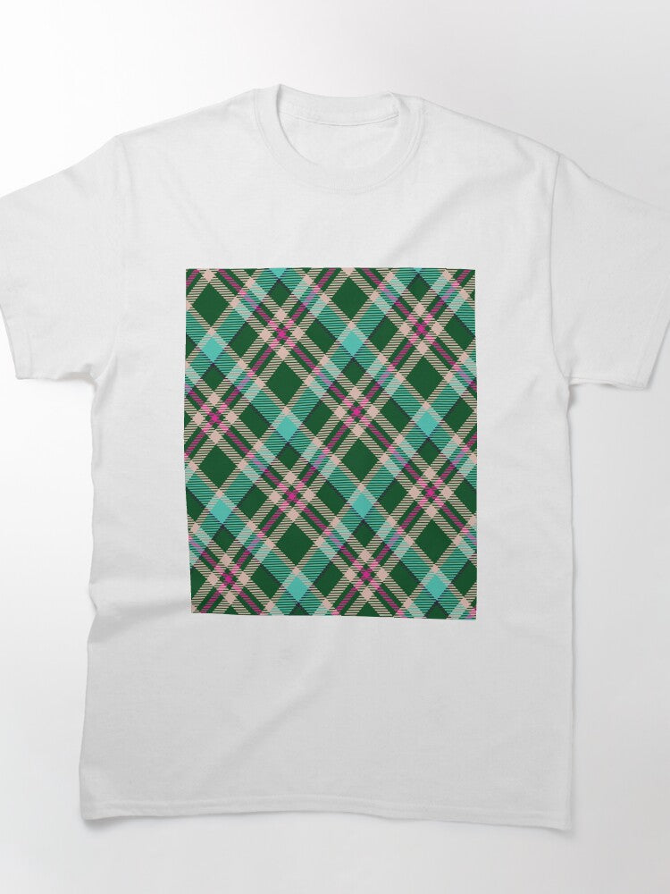 Modern Knitting Pattern Tee - Oversized Geometric Crafting Shirt