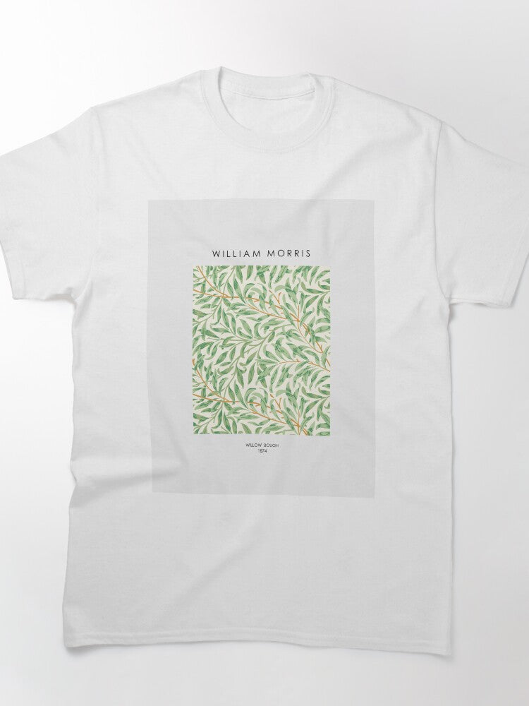 Classic Morris Exhibition Poster Shirt | Elegant Floral Art Apparel