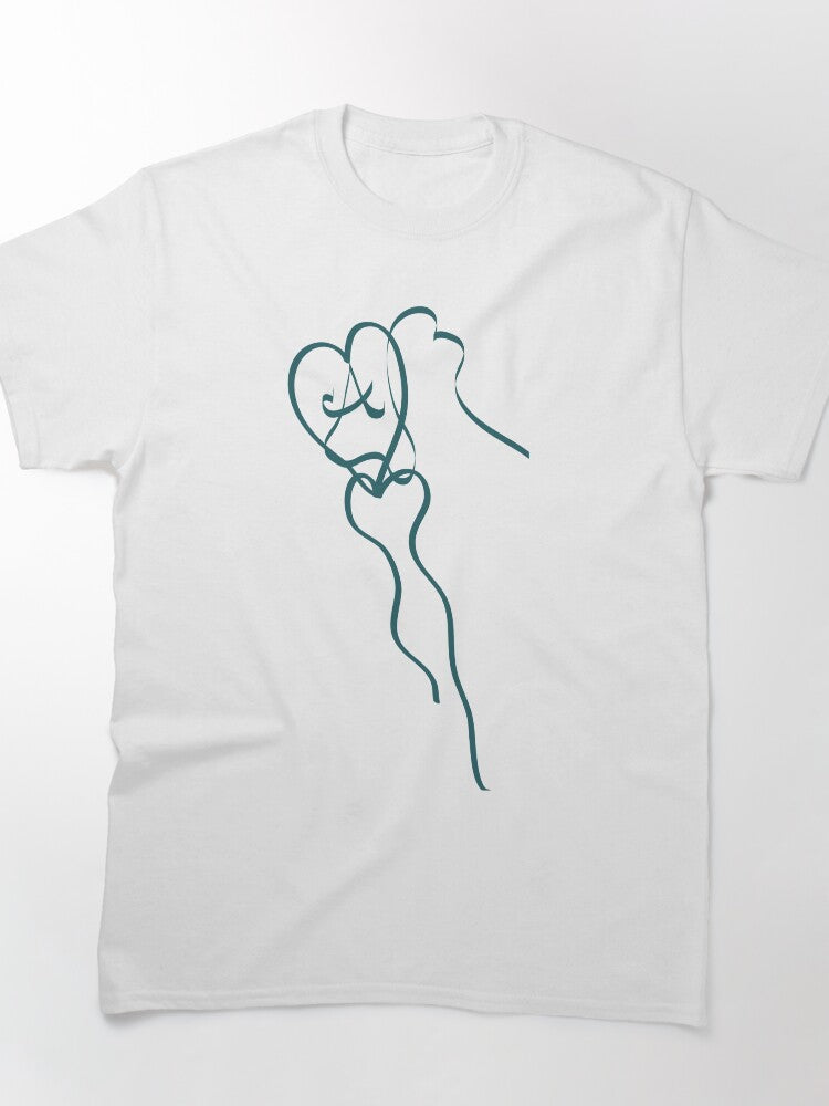 Align The Heart Spiritual Graphic Design Oversized T-Shirt