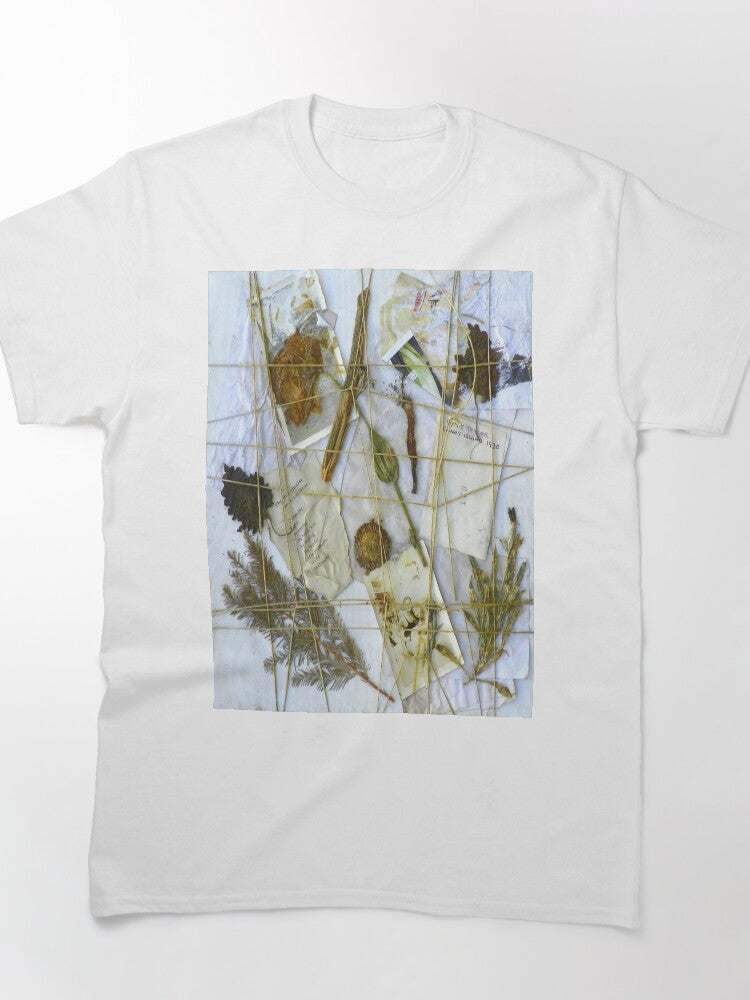 Paper Nature Collage Disco Reveal Oversized T-Shirt Creative Art