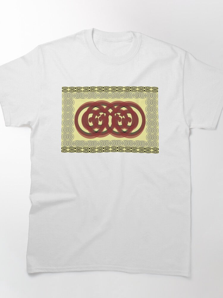 Graphic Design Pattern Tee - Modern Oversized Artistic Shirt