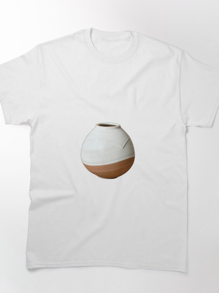 Sustainable Ceramic Vase Eco Artist Graphic Oversized T-Shirt