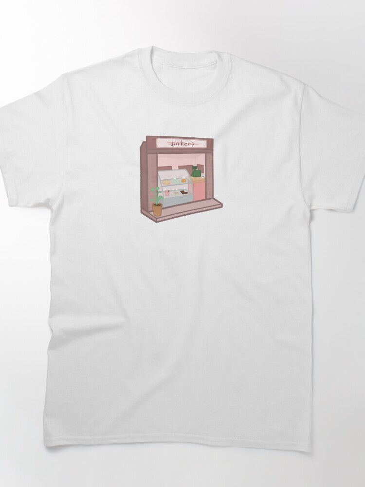 Miniature Cafe Bakery Shirt Cute Aesthetic Foodie Oversized Tee