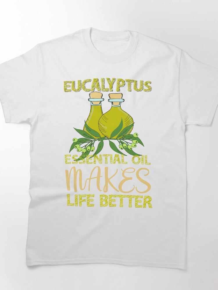 Eucalyptus Essential Oil Shirt - Refreshing Aromatherapy Zen Tee