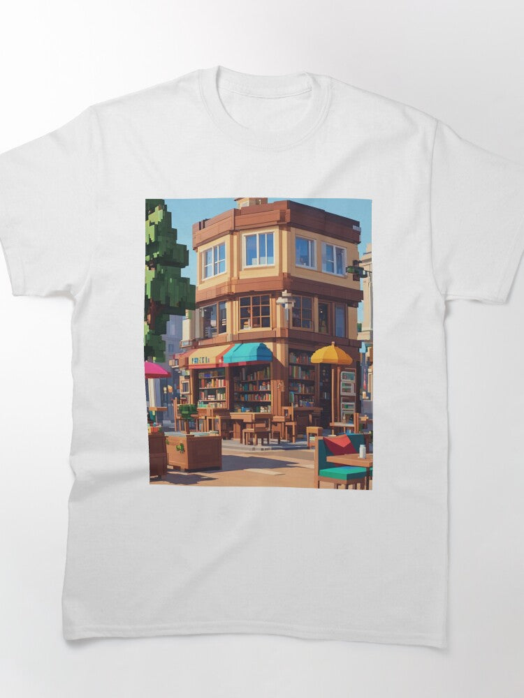 Vintage Bookstore Graphic Shirt Retro Style Oversized Book Tee
