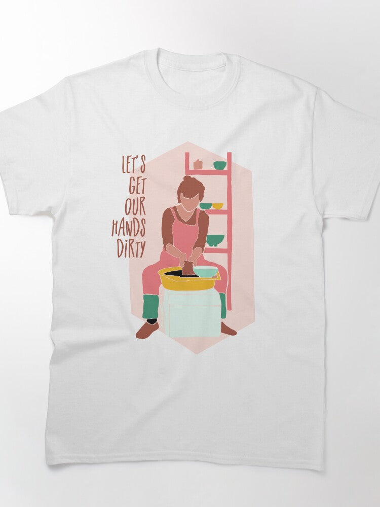 Pottery and Ceramics Wheel Sculpting Gear Oversized T-Shirt