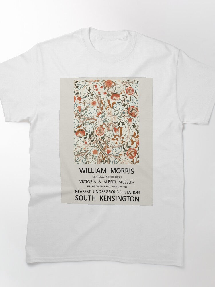 Art Nouveau Pattern Graphic T-Shirt | Timeless Morris Art Apparel