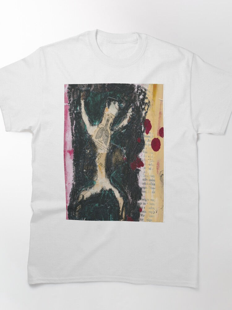 The Misanthrope Graphic Oversized T-Shirt Moody Artistic Portrait