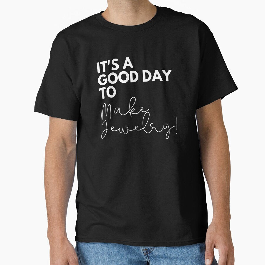 Good Day To Make Jewelry Positive Vibe Oversized T-Shirt Black