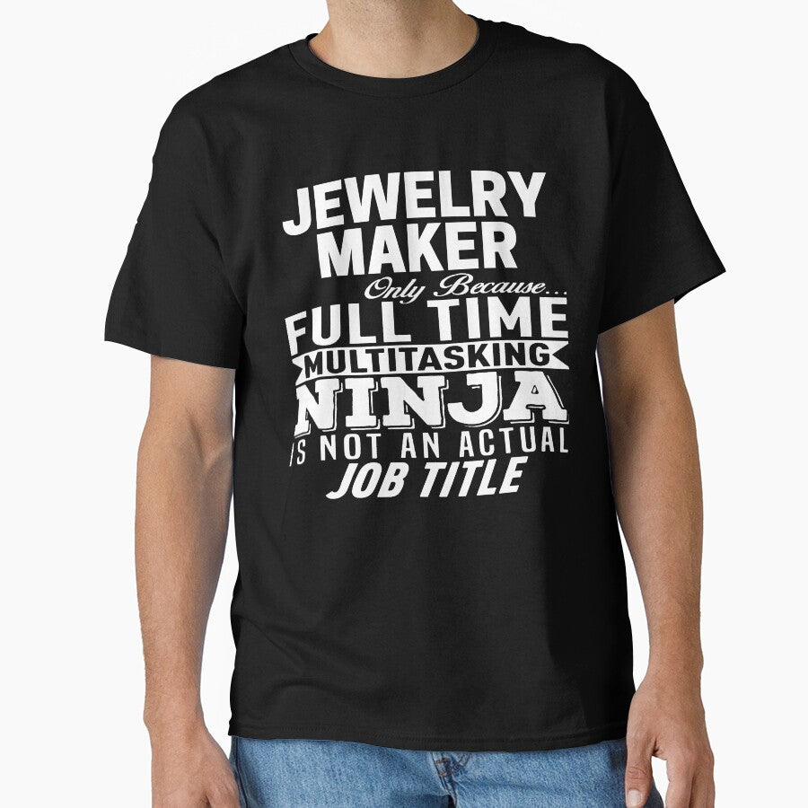 Professional Jewelry Maker Oversized T-Shirt Premium Casual Wear Black