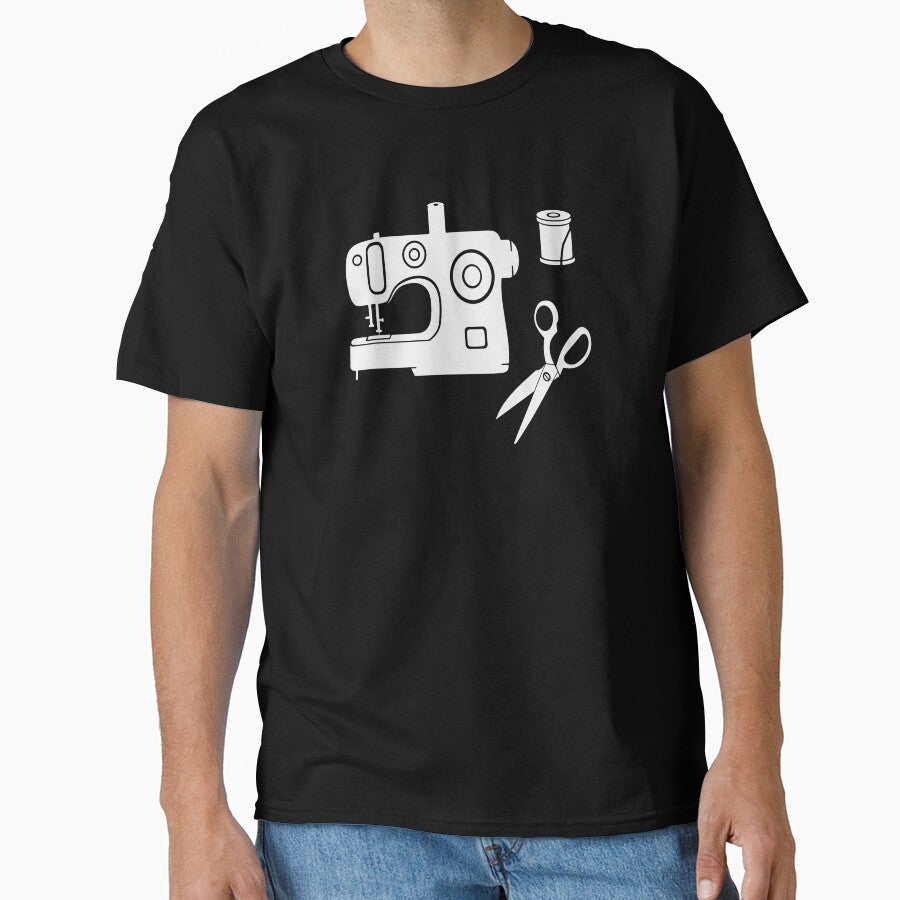 Sewing's My Thing Tee | Dedicated Maker Oversized Shirt Black