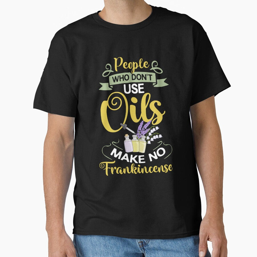 Peppermint Aromatherapy Diffuser Shirt - Essential Oil Lover Gift Black