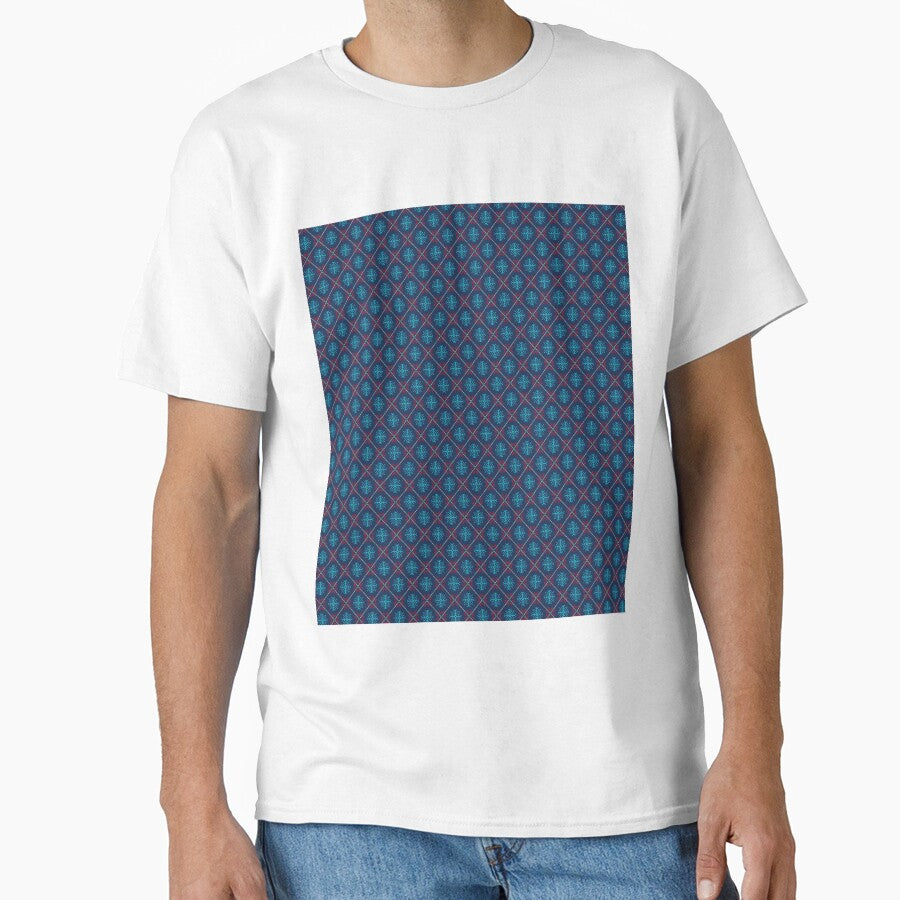 Infant Knitting Design Tee - Oversized Soft Patterned Top White
