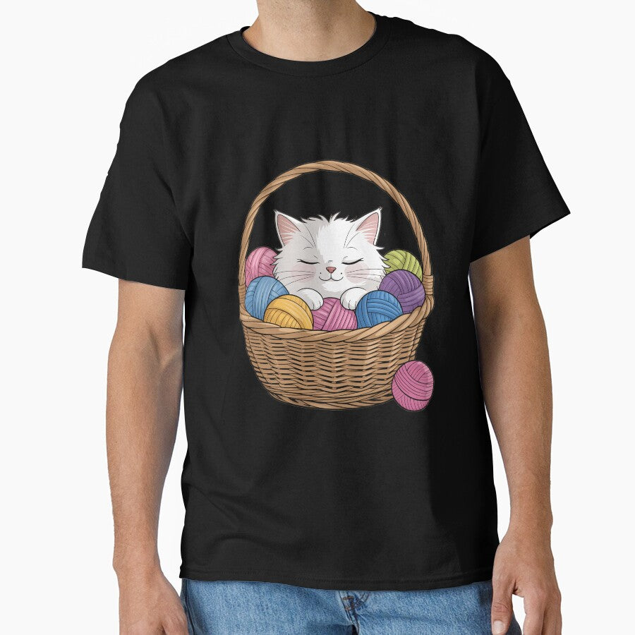 Quilting and Crochet Oversized Shirt - Mixed Crafting Hobby Tee Black