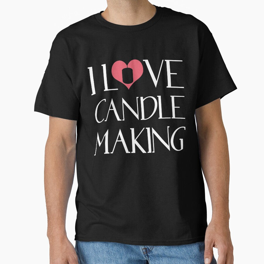 Candle Making Artisan Shirt - Handmade Soy Wax Crafting Graphic Tee Black