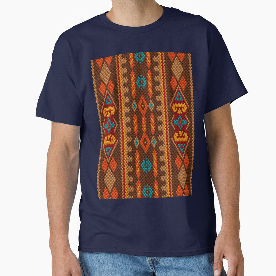 Fan Art Knitting Pattern Tee - Unique Oversized Baby Design Shirt Navy