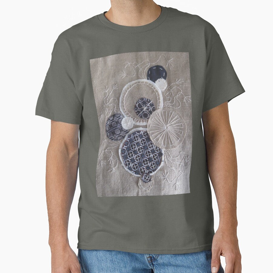 Ring A Ring A Rosie Nostalgic Graphic Oversized Tee Smoke Grey