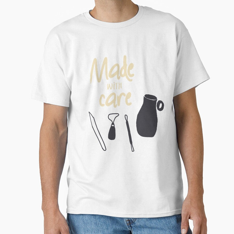 Ceramics Made With Care Artisan Studio Tee Oversized T-Shirt White