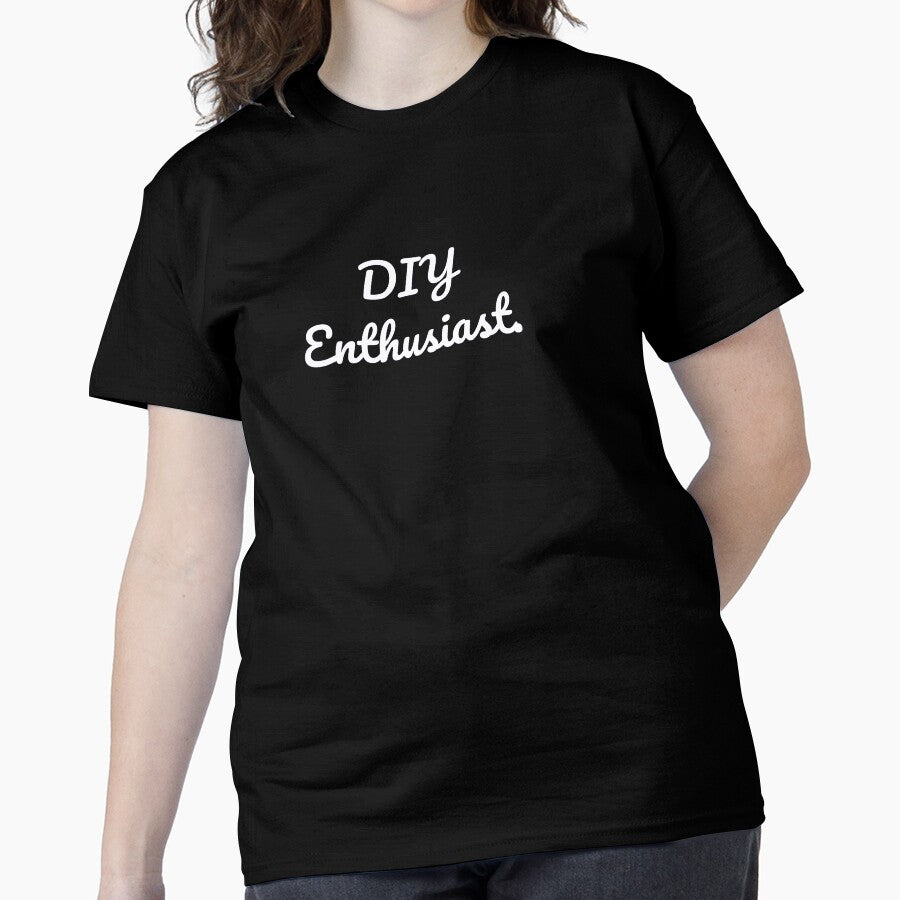 DIY Enthusiast Project Shirt - Handyman Maker Tool Graphic Tee Black