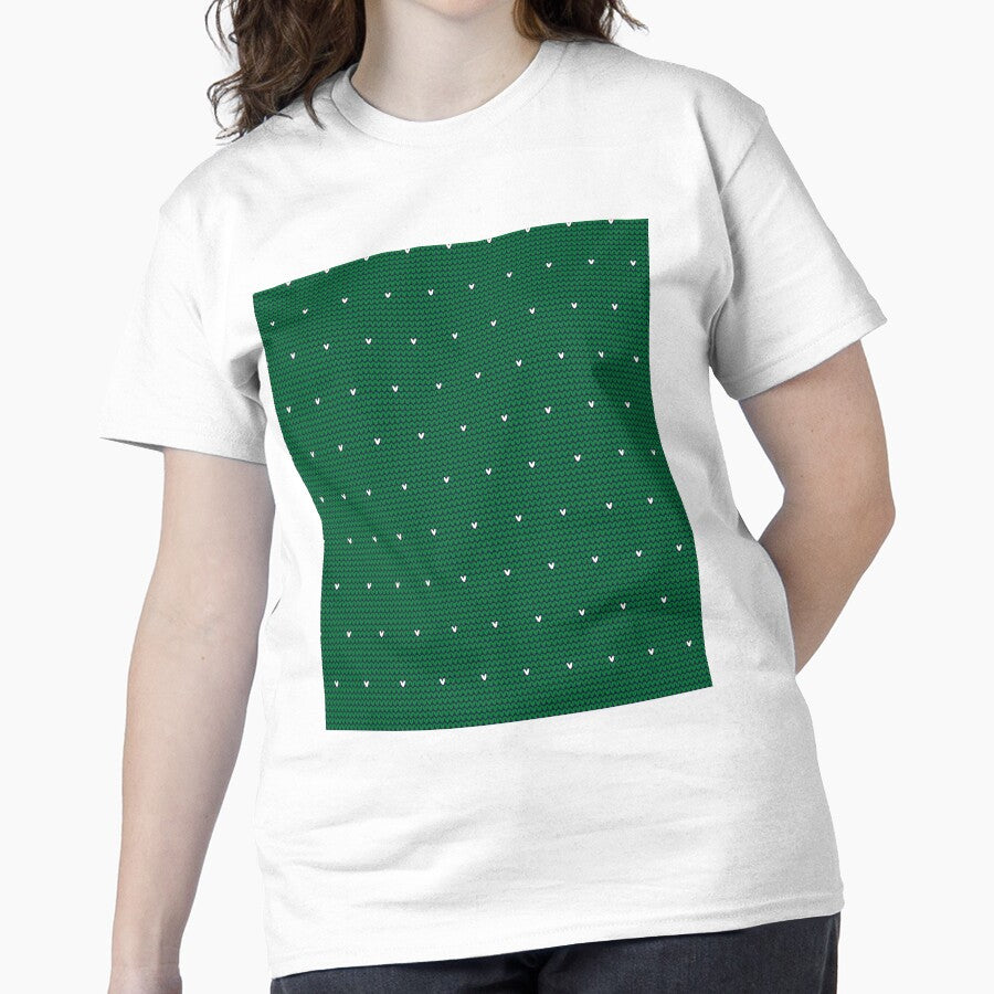 Baby Knitting Lover Tee - Oversized Soft Cotton Crafting Shirt White