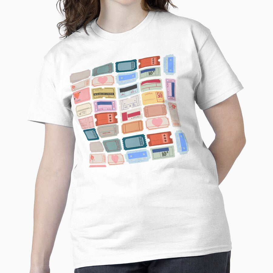 Cheerful Donut Print Oversized Shirt | Premium Soft Fabric Daily Wear White