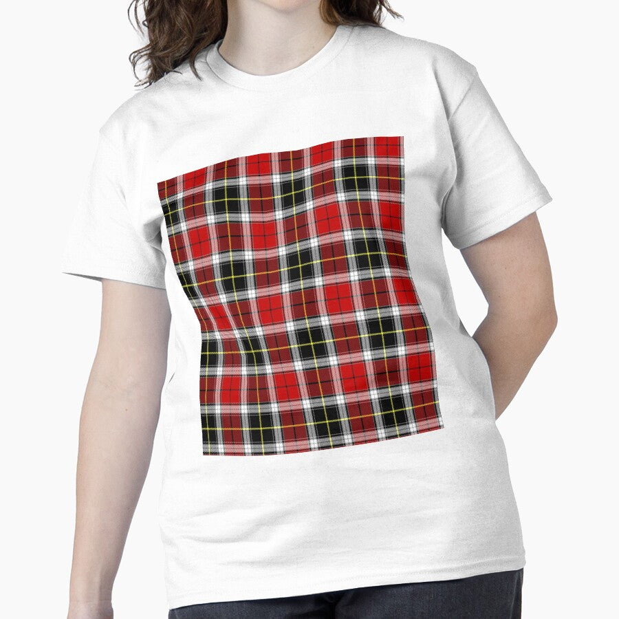 Patterned Knitting Graphic Tee - Oversized Crafting Fashion Shirt White