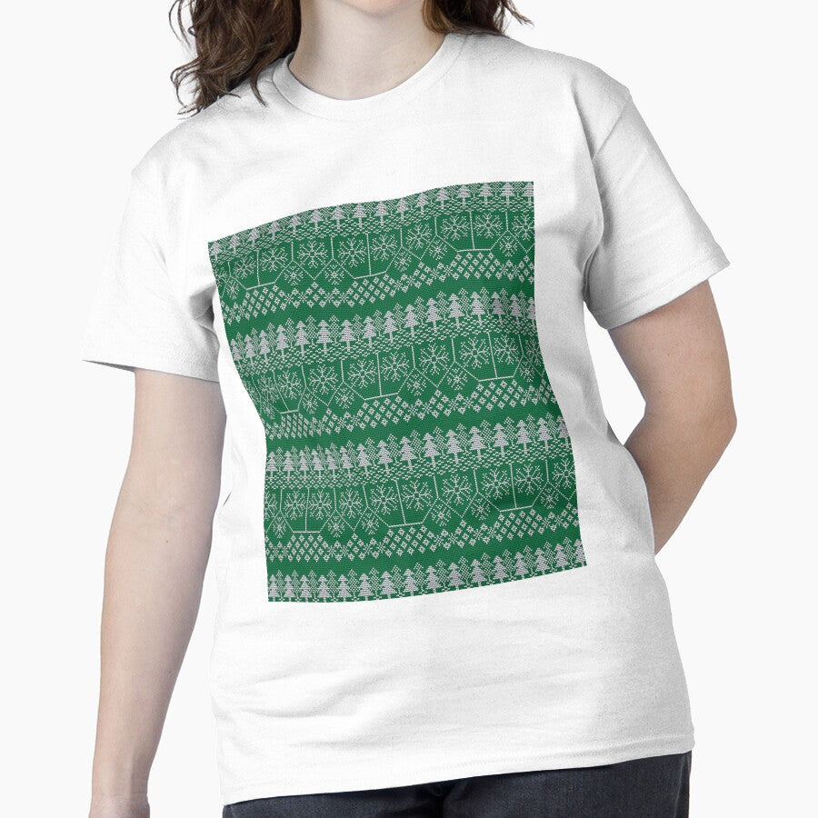 Handmade Baby Knitting Tee - Oversized Soft Pattern Top White