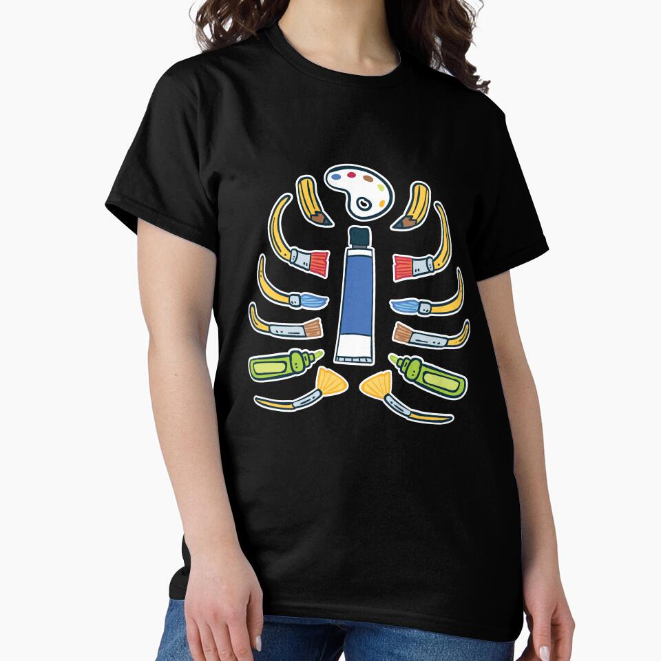 Art Teacher and Student Creative Classroom Oversized T-Shirt Black