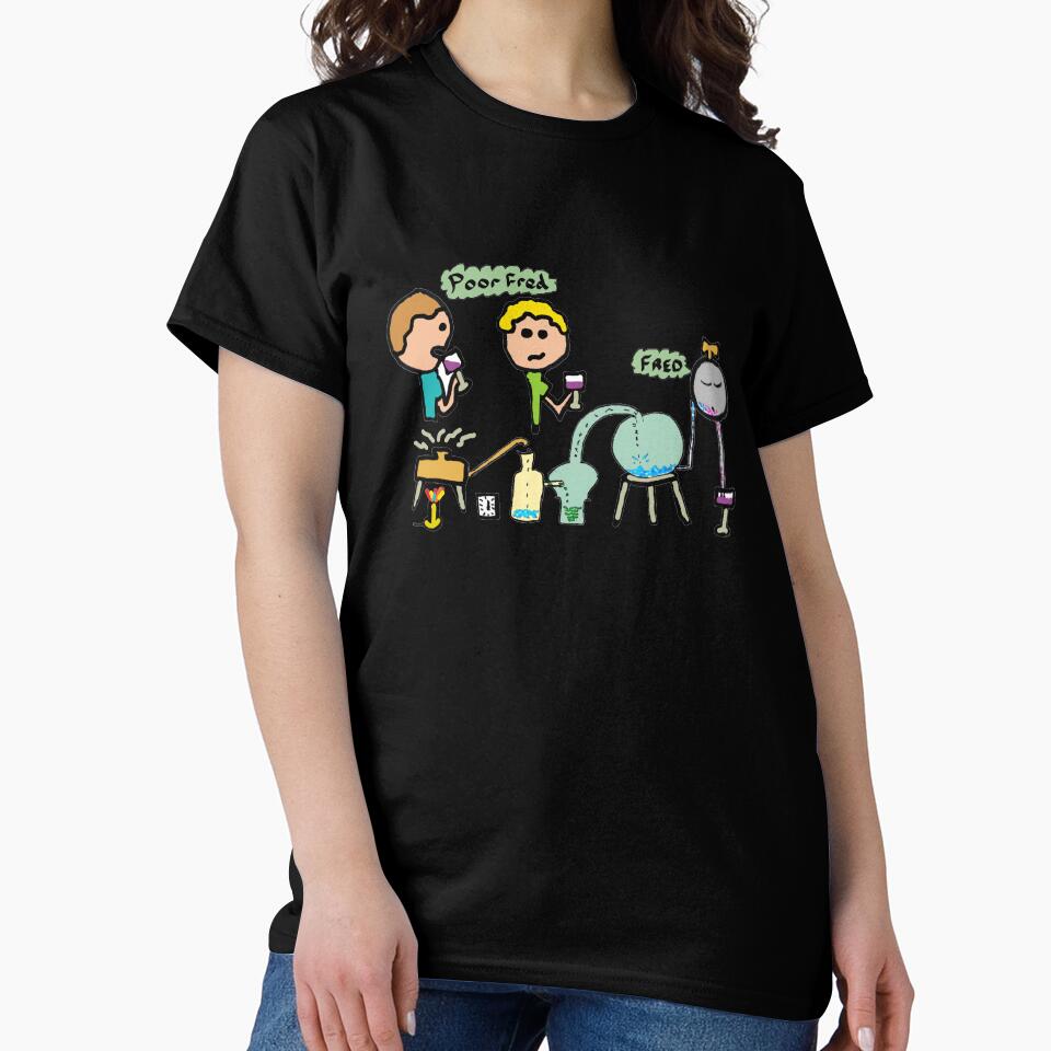 Funny Science Geek T-Shirt - Nerdy STEM Researcher Oversized Apparel Black