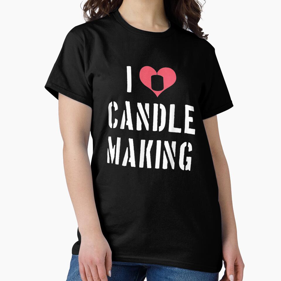 Candle Making Hobbyist Shirt - Crafty Artisan DIY Oversized Apparel Black