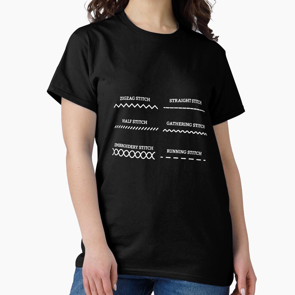 Naehen3 Craft Inspired Graphic Design Oversized T-Shirt Black