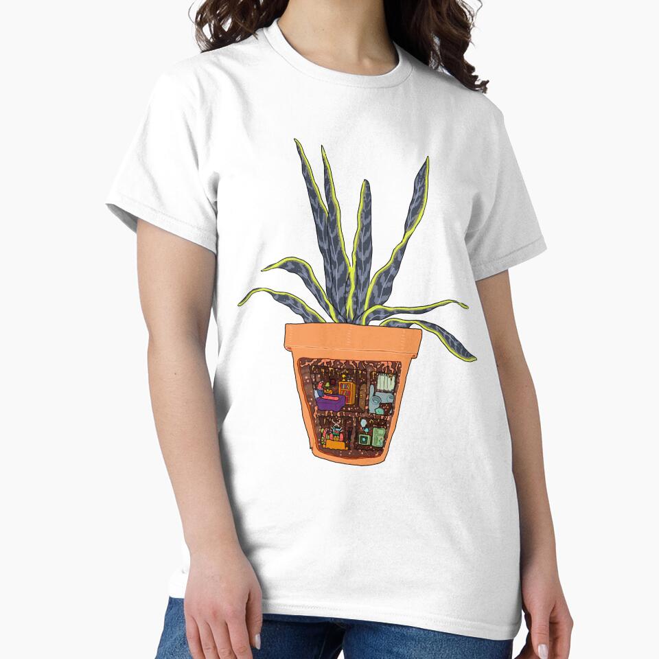 Lets Stay In Oversized T-Shirt Cozy Introvert Loungewear Tee White