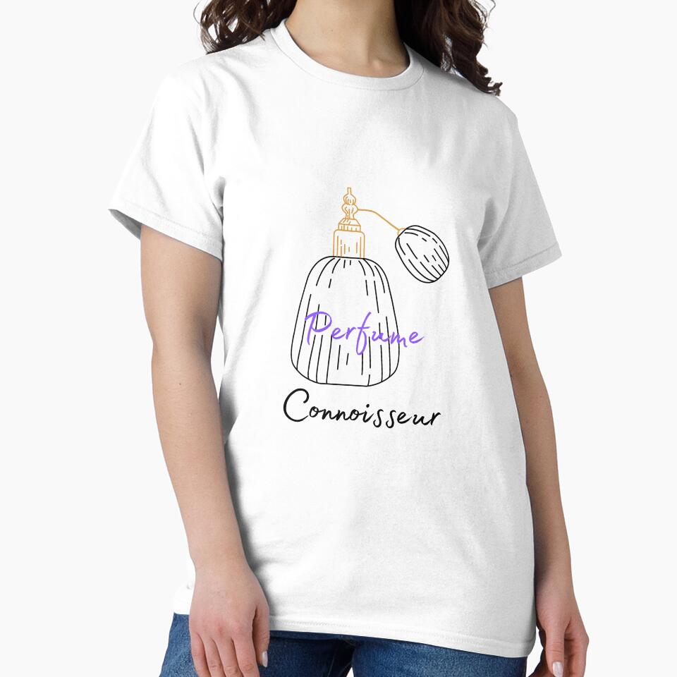 Perfume Connoisseur Graphic Tee - Luxury Fragrance Enthusiast Shirt White